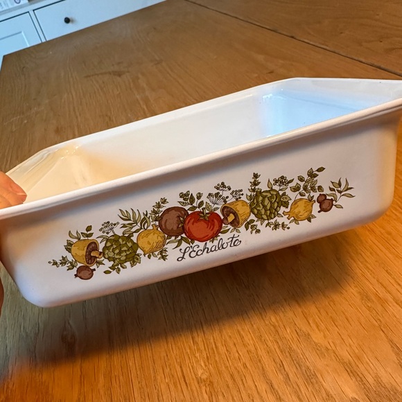 Corningware vintage Spice of Life L’Echalote baking dish - Picture 3 of 6